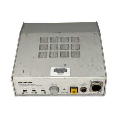 Used RTS SPK-300L Portable Desktop Speaker User Station from RTS