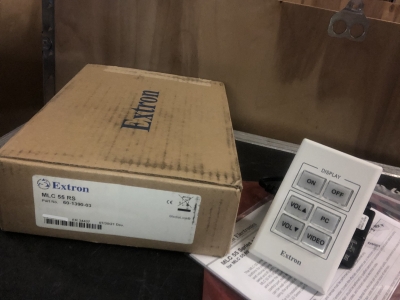 Used Extron MediaLink Controller with RS-232 and IR Display Control from Extron