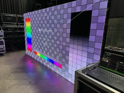 Used 2.6mm Indoor LED Video Tile, 500mm x 500mm (Pkg of 34) from Lightronics
