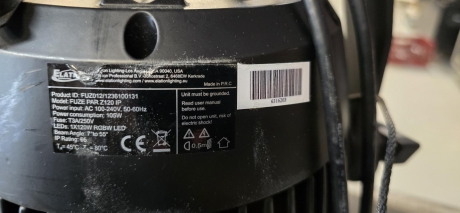 Elation FUZE PAR Z120 IP