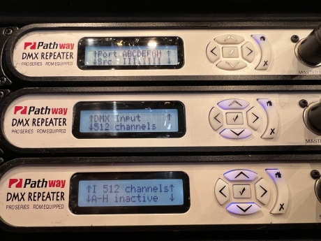 Pathway PWREP 8-Port DMX Repeater, Front 5-Pin XLR, RDM Hub Opto Splitter Pathway PWREP 8-Port DMX Repeater, Front 5-Pin XLR, RDM Hub Opto Splitter