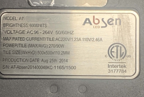 Absen A7 7.8mm LED Video Wall Package