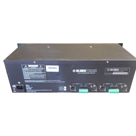 Klark Teknik DN370 Dual 30-Band, 1/3 Octave Analog Graphic Equalizer