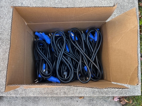 Edison Male to PowerCon Female Adapter