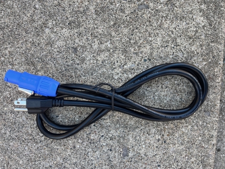 Edison Male to PowerCon Female Adapter