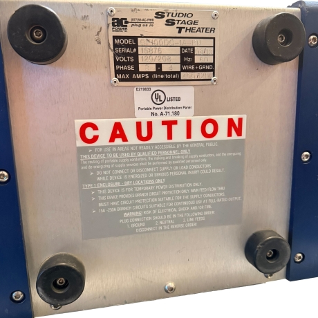 AC Power 100A Portable Camlock Disconnect