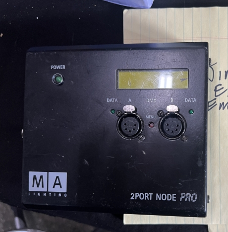 MA Lighting 2Port Node onPC 1K