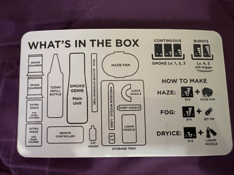 PMI SmokeGENIE Hazer Kit