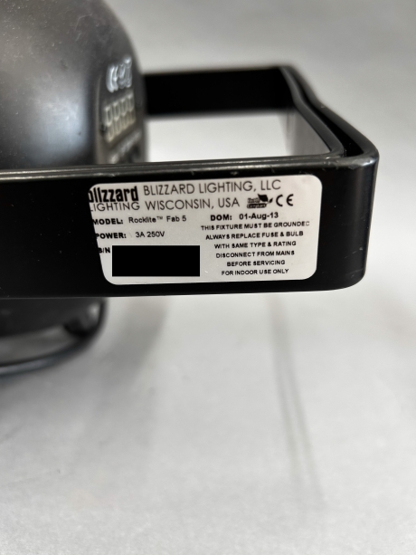 Blizzard Rocklite Fab5 LED Par Can