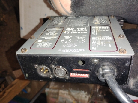 Lightronics AS40L 4x600W Dimmer Pack