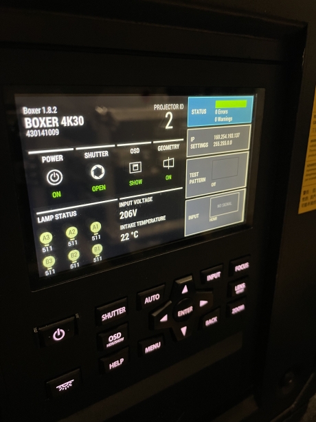 Christie Boxer 4K30 3DLP Projector, 30000 Lumens