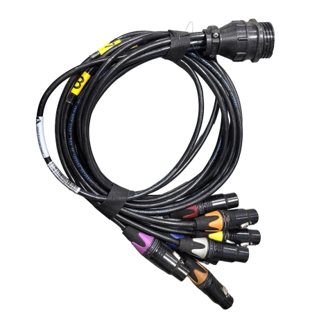 150' 24-Pin Data Snake w/ Break-In & Break-Out