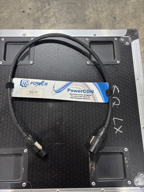 Pro Co TRUE1 PowerCON Cable 3' (Pkg of 25)