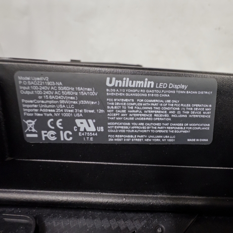 Unilumin UpadIV 2.6mm LED Video Tile (Pkg of 8)