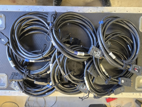 12/3 Stagepin Cable 15' (Pkg of 9)