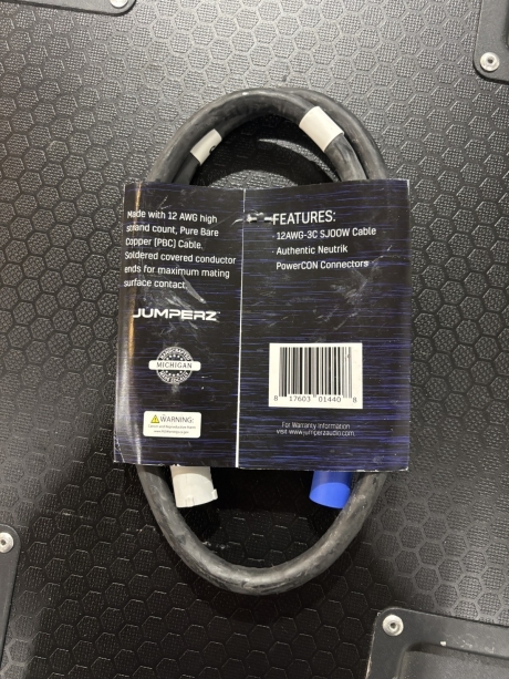 12/3 PowerCon 3' Jumper (Pkg of 25)