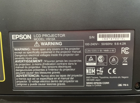 Epson Pro L1505UH WUXGA Laser Projector, 12,000 Lumens