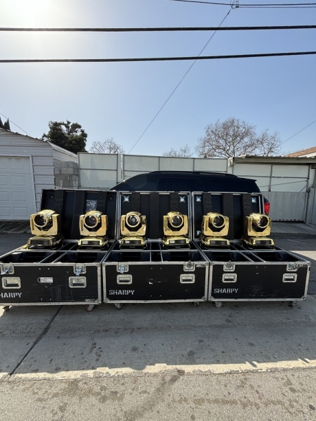 Clay Paky Sharpy, Gold Finish (Pkg of 12)