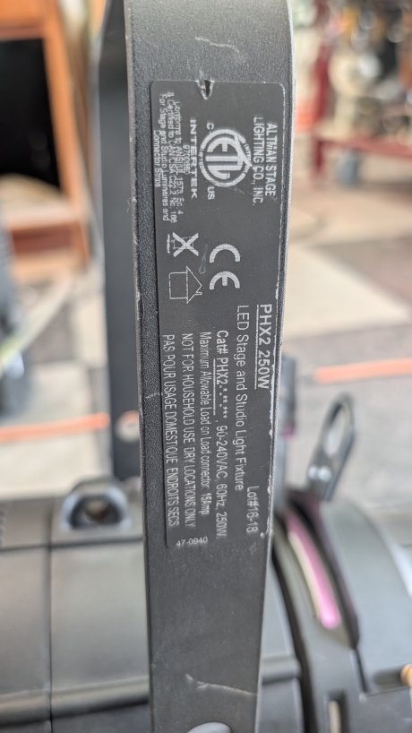 Altman PHX 250W LED Profile Spot 3000K, 36 Degree