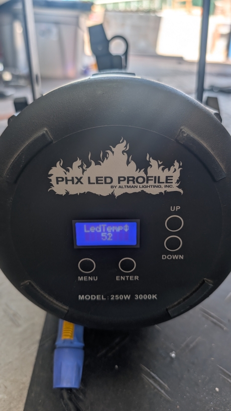 Altman PHX 250W LED Profile Spot 3000K, 36 Degree
