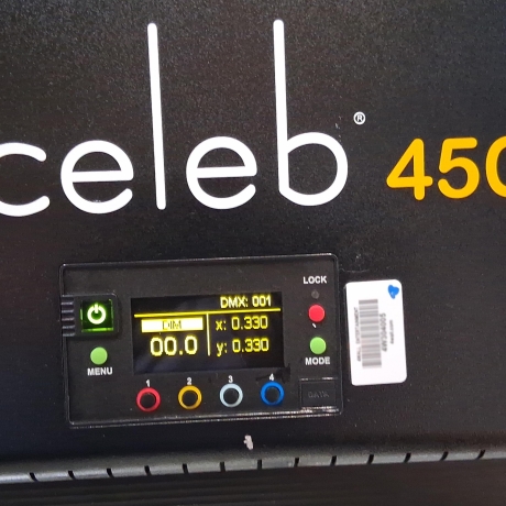 Kino Flo Celeb 450Q LED DMX Kit, Yoke Mount