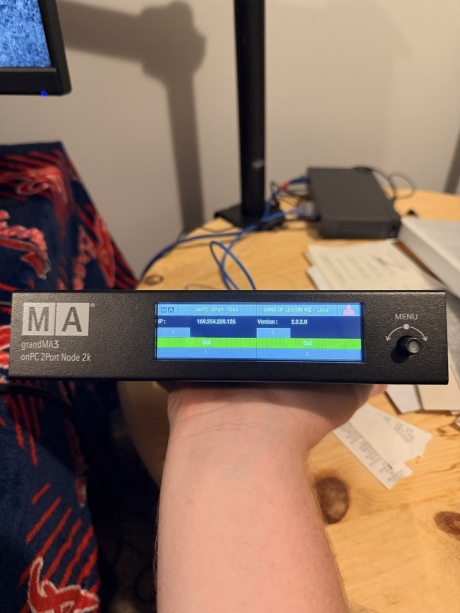 MA Lighting grandMA3 onPC 2Port Node 2K