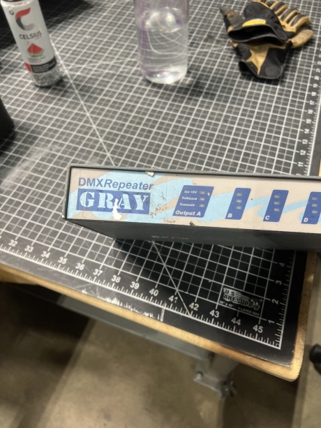 GRAY DMX Repeater, 5 Pin XLR (Pkg of 3)