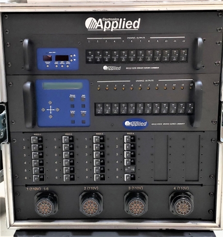 Applied Electronics 24 Channel Touring Dimmer Rack, 120V