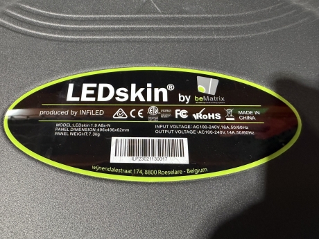 beMatrix LEDskin 1.9mm LED Video Tile Package