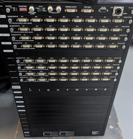 Lightware MX-FR65R 65x65 Crosspoint MX Modular Digital Router