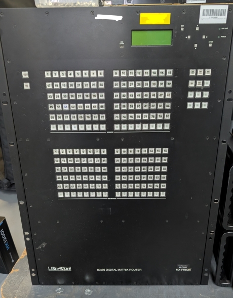 Lightware MX-FR65R 65x65 Crosspoint MX Modular Digital Router