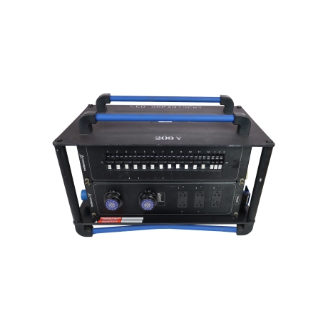 Motion Labs 208V Stackable Distro, 24x Multi / 12x Edison
