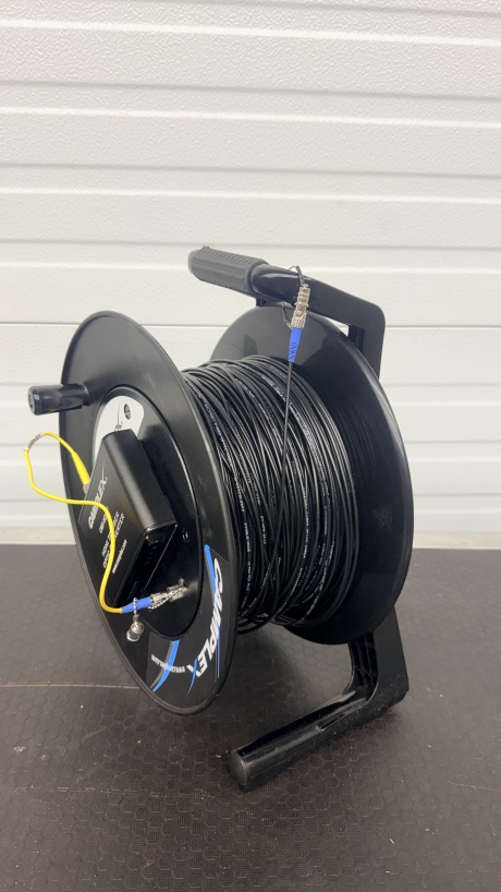 Camplex Tac-N-Go HDMI-to-Fiber Optic Cable Reel, 500'
