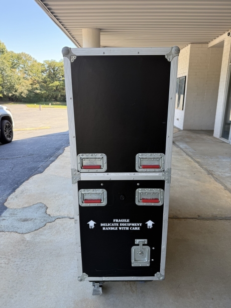 Sharp 55" TV w/ Hydraulic Road Case