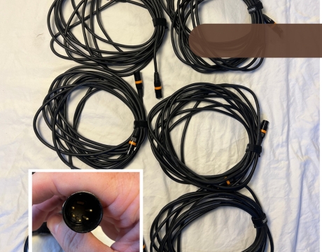 5-Pin DMX Cable 25' (Pkg of 6)