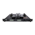 Shure UR4D H4 Receiver, UR1 & UR2 Transmitters, Wireless Microphone Pkg