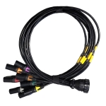 150' 24-Pin Data Snake w/ Break-In & Break-Out