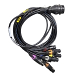 150' 24-Pin Data Snake w/ Break-In & Break-Out